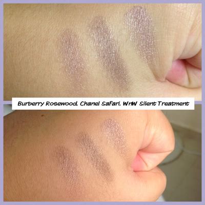 Burberry Rosewood, Chanel Safari & Wet n Wild 